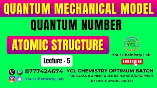 Structure of atoms for Class 11 Quantum Number NEET JEEL5 [upl. by Abraham]