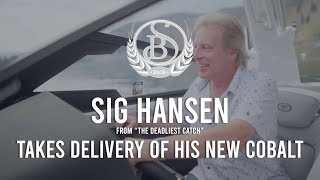 Captain Sig Hansen Taking Delivery of the First 2023 Cobalt R8 Surf [upl. by Pritchard]