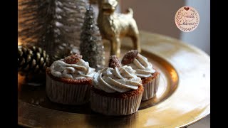 🎄Weihnachtliche Cupcakes  gebrannte Mandeln  selbst gemacht🎄 [upl. by Acima]