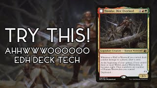 Try This Tovolar Dire Overlord Commander Deck Tech  Werewolf Tribal EDH Deck [upl. by Dallis]