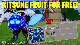 HOW TO GET KITSUNE FRUIT FOR FREE IN BLOX FRUITS [upl. by Nalo]