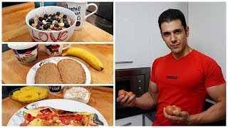 3 DESAYUNOS SALUDABLES PARA GANAR MASA MUSCULAR [upl. by Nuaj]