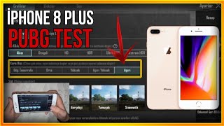 İPHONE 8 PLUS 2024’de ALINIR MI PUBG MOBİLE FERFORMANS VE FPS TESTİ [upl. by Namsaj747]