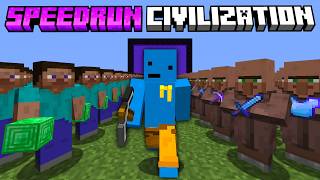 Minecraft But I Join SPEEDRUN CIVILIZATION [upl. by Andersen]