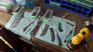 Knifemaking Tuesdays Week 69 Wicked Edge and fixing handles [upl. by Ailemaj]