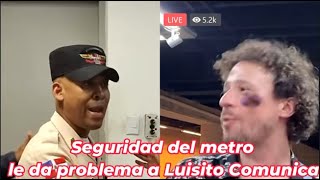 Le entran con to a Luisito Comunica en metro de Republica Dominicana video completo [upl. by Irreg707]