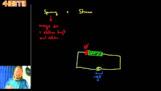 Elektriciteit Verschil tussen spanning en stroom [upl. by Airemahs598]