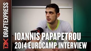 Ioannis Papapetrou Interview at 2014 adidas EuroCamp [upl. by Hartzell760]