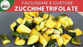 Zucchine trifolate perfette facili in padella  Foodvlogger [upl. by Natsuj]