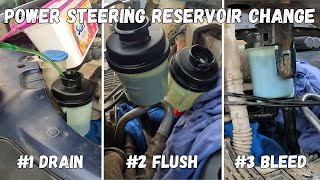 Freelander 2 Power Steering Fluid And Reservoir Change [upl. by Wolfson]