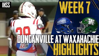 Duncanville at Waxahachie  2023 Week 7 Football Highlights [upl. by Annawat]