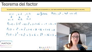 Teorema del Factor Explicado Paso a Paso  Ejemplos Prácticos [upl. by Aleck874]