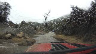 Backway to Crown King flooding New Years day 2017 [upl. by Sibby]