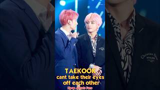 Taekook cant take their eyes off each otherTaekook most romantic momentsTaekook love story oneshot [upl. by Yddor]