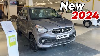 NEW CELERIO ZXI PLUS 2024 TOP MODEL 🔥 MARUTI SUZUKI CELERIO TOP MODEL 2024 Grey Colour Review [upl. by Aynotel]