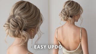 Easier Than It Looks Updo ❤️✨ Wedding Hairstyle Wedding Guest Prom [upl. by Akemet752]