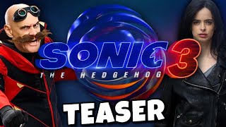 Sonic Movie 3 Teaser Trailer amp Full Cast Announcement [upl. by Yemiaj784]