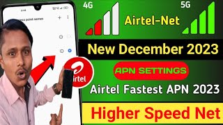 Airtel Network Problem Solution  Airtel Net Speed Slow Problem  Airtel Apn Settings 4G 2024 [upl. by Attekal418]