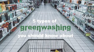 5 TYPES OF GREENWASHING  reacting to greenwashing ads and products [upl. by Bringhurst]