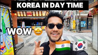 How does korea look like in day time Subtle Crazy Korea 🇮🇳 is live [upl. by Aiela]