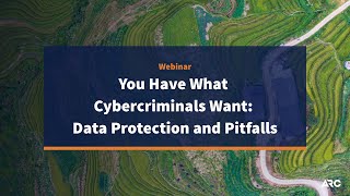 You Have What Cybercriminals Want Data Protection and Pitfalls — Webinar [upl. by Annaeiluj533]