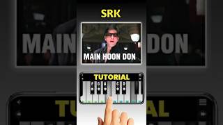 DON Intro Piano Tutorial Shah Rukh Khan  Srk [upl. by Belldas]