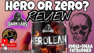 DARKLABS HEROLEAN REVIEW  STRONGEST FAT BURNER EVER [upl. by Ainar]