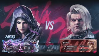 Tekken 8 Zafina Player Matches 7 [upl. by Aiahc745]