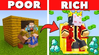 From POOR to RICH STORY In Minecraft [upl. by Karlin]