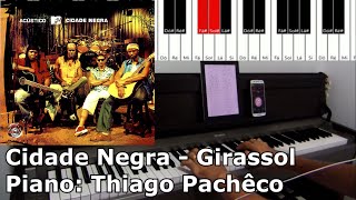 Cidade Negra  Girassol Piano Thiago Pachêco [upl. by Yasu]