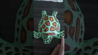 schildpad knutselen van karton en wc papier [upl. by Enyawad]