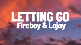 Fireboy DML  Letting Go Lyrics Ft Lojay [upl. by Auqcinahs]