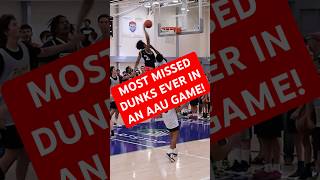 Drifty Elite missed a record number of dunks in an AAU game dunk viralvideo lol [upl. by Esther871]