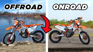 KTM 250 EXCF First Impressions OnroadOffroad [upl. by Atnohs]