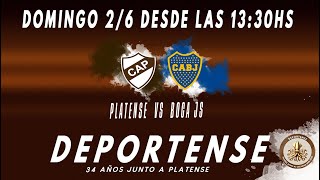 PLATENSE vs BOCA JS  LIGA PROFESIONAL DEL FUTBOL ARGENTINO 2024  DEPORTENSE [upl. by Agnimod]