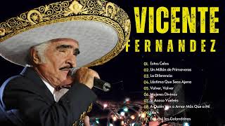 Vicente Fernandez Mix Romanticas  Sus 20 Grandes Exitos Románticas Inolvidables  1980s Music [upl. by Aisatsanna708]