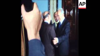 UPITN 2 6 76 SOVIET PREMIER KOSYGIN MEETS IRAQI PRESIDENT AL BAKR [upl. by Halil]