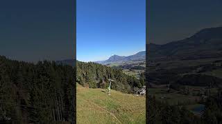 Hörnerbahn in Bolsterlang bergblick bergbahn gondel [upl. by Aiel333]