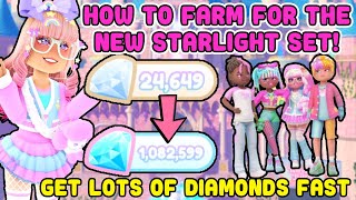 How To Get The Starlight Set Quick In Royale High Update Get Lots Of Diamonds Fast Farming Routine [upl. by Witcher44]