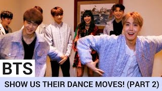 BTS Share Secret PreShow Ritual amp Break Out Silly Dance Moves PART 2  Hollywire [upl. by Melnick]