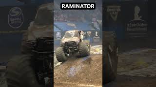 RAMINATOR shows off Skills At Monster Jam Portland monsterjam monstertruck hotwheels ram [upl. by Leonardi]