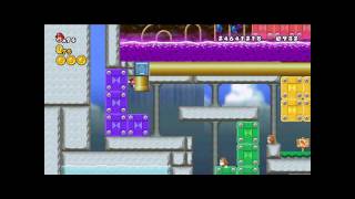 NSMBW Custom Level GO GO Mario v1 New Super Mario Bros Wii [upl. by Sakram]