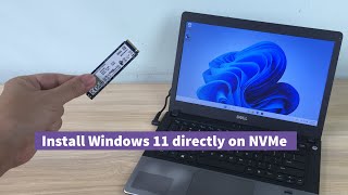 how to install Win 11 directly SSD without USB drive [upl. by Leahcir]