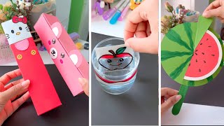 Creative paper craft when you’re bored  School Supplies  miniature craft  easy paper craft diy [upl. by Allayne872]