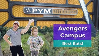 Pym Test Kitchen Food Review  Disney California Adventure  Avengers Campus [upl. by Matuag144]