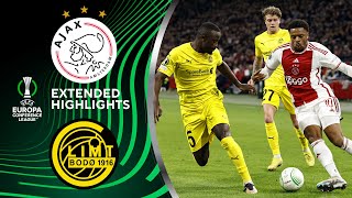 Ajax vs BodøGlimt Extended Highlights  UECL Playoff 1st Leg  CBS Sports Golazo  Europe [upl. by Domingo]