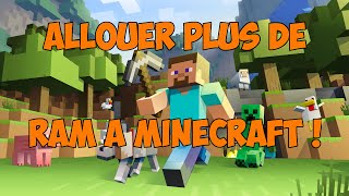 Comment allouer plus de RAM à Minecraft [upl. by Celestia80]