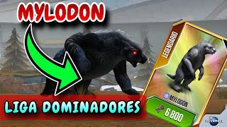 MYLODON PREMIO DE LIGA DOMINADORES MAXIMO PODER en JURASSIC WORLD THE GAME [upl. by Spark816]