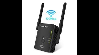 WiFi Range Extender 24GHz 300Mbps Wireless WiFi Repeater Signal Booster [upl. by Anialam122]