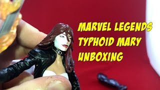 Unboxing Hasbro Marvel Legends Typhoid Mary Monster Venom BAF Series 6inch [upl. by Yoral]